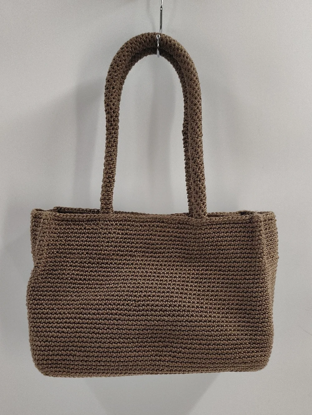 The Sak Woven Bag Neutral Brown Dark Beige Arm Bag - Picture 3 of 8